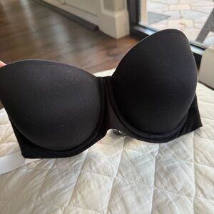 Calvin Klein Black Strapless Bra